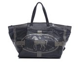 Thumbnail for your product : Fendi Pre-Owned Black Nylon and Leather Logo Tote Bag