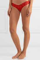 Thumbnail for your product : Hanky Panky Signature Set Of Three Stretch-lace Thongs