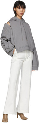 Maison Margiela Grey Multi-Wear Zip Hoodie
