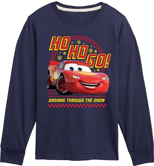 Boys 8-20 Disney / Pixar's Cars Ho Ho Go Dashing Through The Snow Long Sleeve Graphic Tee