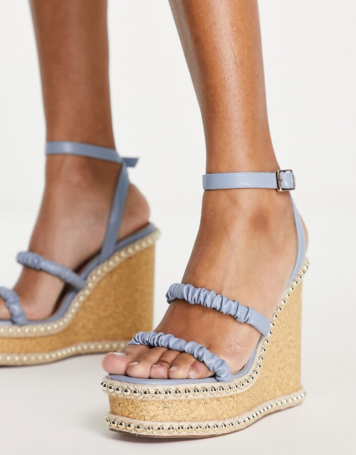 ASOS DESIGN Women's Blue Sandals | ShopStyle