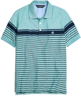 Thumbnail for your product : Brooks Brothers Slim Fit Oxford Pique Engineered Stripe Polo Shirt