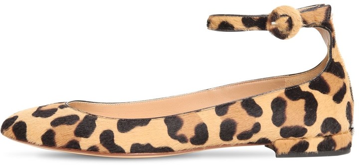 pony skin leopard print shoes