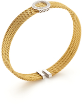 Thumbnail for your product : Charriol Classique Yellow & Diamond Open Circle Cuff Bracelet