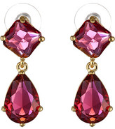 Thumbnail for your product : Lauren Ralph Lauren Pebble Beach Faceted Stone Double Drop Earrings