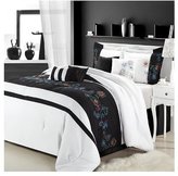 Thumbnail for your product : Nori Chic Home Black Comforter Bed In A Bag Set - King 8 Piece