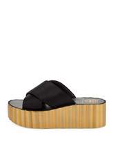 Thumbnail for your product : Tory Burch Scallop Wedge Platform Slide Sandal