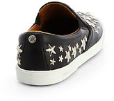 Thumbnail for your product : Jimmy Choo Demi Star-Studded Leather Slip-Ons