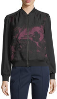 Thumbnail for your product : Trina Turk Brocade Jacquard Zip-Front Bomber Jacket