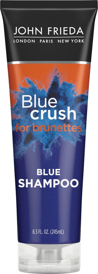 John Frieda Blue Crush Brunette Womens Shampoo for Color Treated & Natural Hair, 8.3 oz
