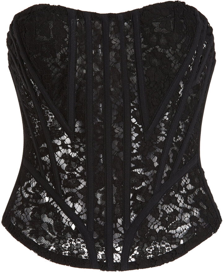 Lace Bustier Top | Shop the world's largest collection of fashion 