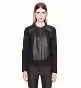 Thumbnail for your product : Helmut Lang Motion Leather Combo Shirt