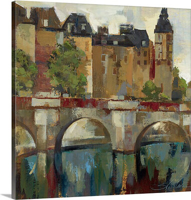 Canvas On Demand 'Paris Late Summer II' by Silvia Vassileva Painting Print on Canvas