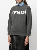 Thumbnail for your product : Fendi Pre-Owned 1990s Logo Print Sweatshirt