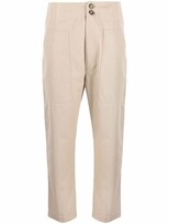 Thumbnail for your product : Etoile Isabel Marant High-Waisted Cropped Trousers