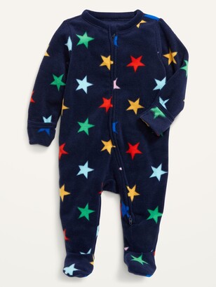 Old Navy Unisex Matching Printed Microfleece Sleep & Play Footie One-Piece for Baby