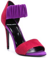 Thumbnail for your product : Pierre Hardy colour block ruche sandals