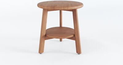 Aqua Teak Fusillade 18" W Teak Shower Bench