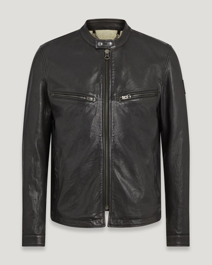 Men Belstaff Leather Jacket | ShopStyle