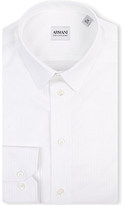 Thumbnail for your product : Armani Collezioni Modern-fit jacquard-stripe shirt - for Men