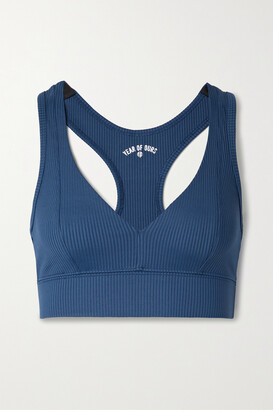 YEAR OF OURS Tess Ribbed Stretch-jersey Sports Bra - Blue