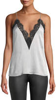 Thumbnail for your product : CAMI NYC The Channing Silk Cami with Lace