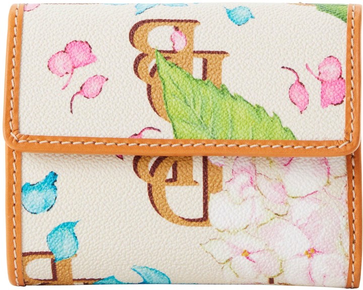 dooney and bourke florentine flap wallet