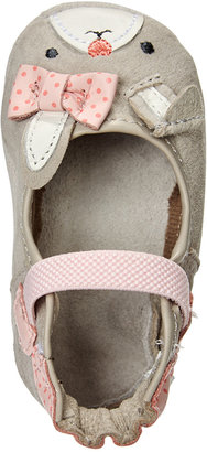 Robeez Baby Girls' Bunny Face Mary-Janes