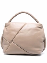 Thumbnail for your product : Calicanto Woven-Strap Leather Tote