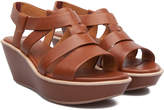 Thumbnail for your product : Camper Damas Leather Wedge Sandal