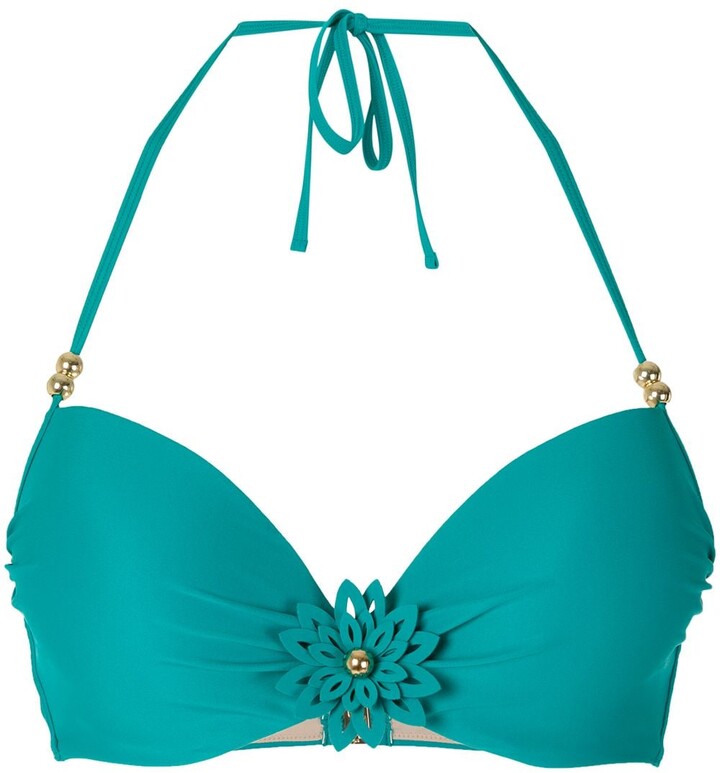 Marlies Dekkers La Flor push-up bikini top - ShopStyle Two Piece Swimsuits