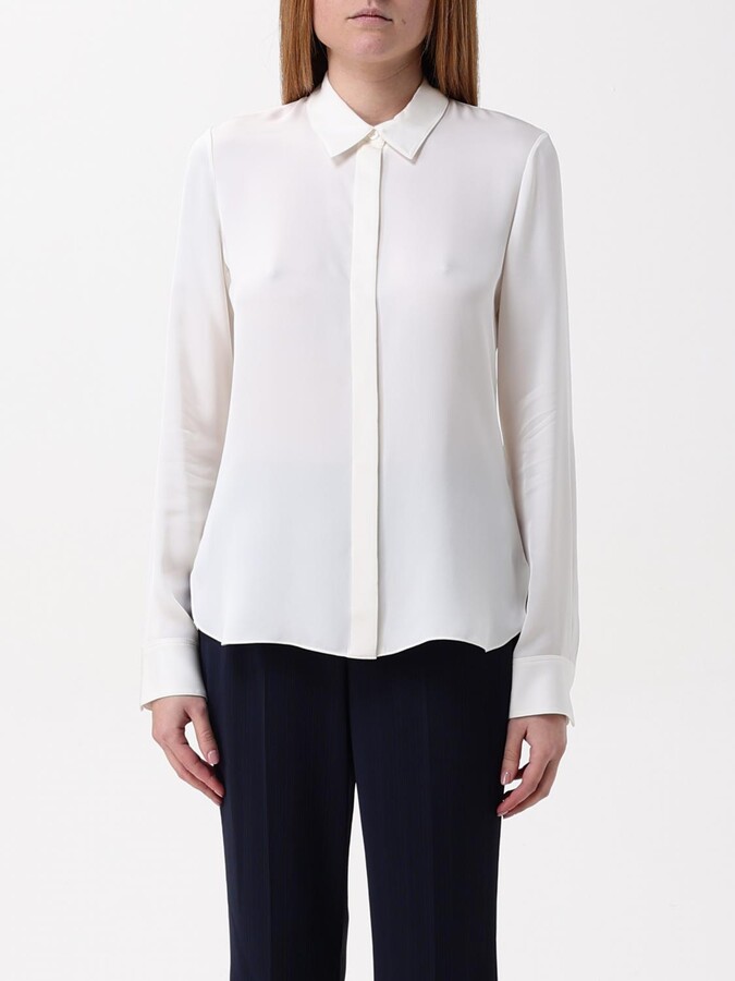 Theory Shirt Woman color Ivory