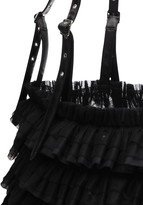 Thumbnail for your product : Noir Kei Ninomiya Faux Leather & Tulle Maxi Belt