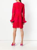 Thumbnail for your product : Valentino lace stripe shift dress