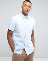 Thumbnail for your product : Celio Short Sleeve Shirt In 100% Linen