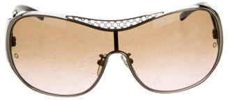 Montblanc Oversize Shield Sunglasses