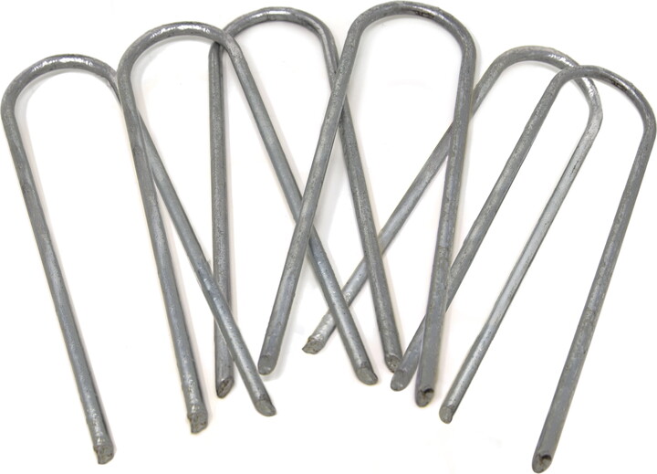 Skywalker Trampolines Wind Stakes Weather-Resistant Galvanized Steel, 12.5" Long, 6 Pack