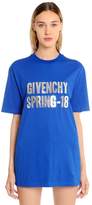 Givenchy T-Shirt Oversize En Jersey Imprimé 