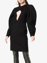 Thumbnail for your product : Situationist voluminous sleeve open front wool dress