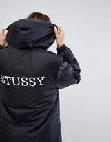 Thumbnail for your product : Stussy Zip Front Anorak With Back Print