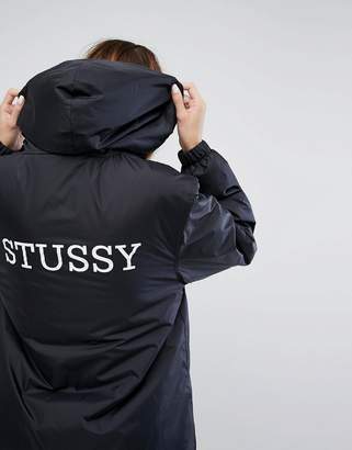 Stussy Zip Front Anorak With Back Print