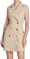 Thumbnail for your product : Balmain Double-Breasted Monogram Dress