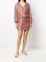Thumbnail for your product : L'Autre Chose Sequin Wrap Dress