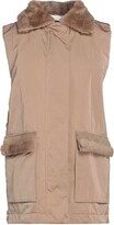 Women Light brown Coat Polyester, 