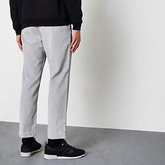 River Island Light grey cord tapered pants