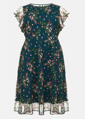 Studio 8 Aileen Floral Embroidered Dress