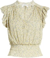 Thumbnail for your product : Socialite Flutter Sleeve Mesh Top