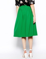 Thumbnail for your product : ASOS Woven Midi Vintage Skirt