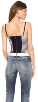 Thumbnail for your product : Alice + Olivia May Spaghetti Strap Bustier Top