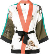 Pinko belted kimono jacket 